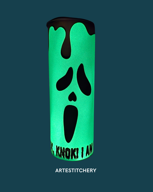 20 oz Skinny Glowing In The Dark Tumbler