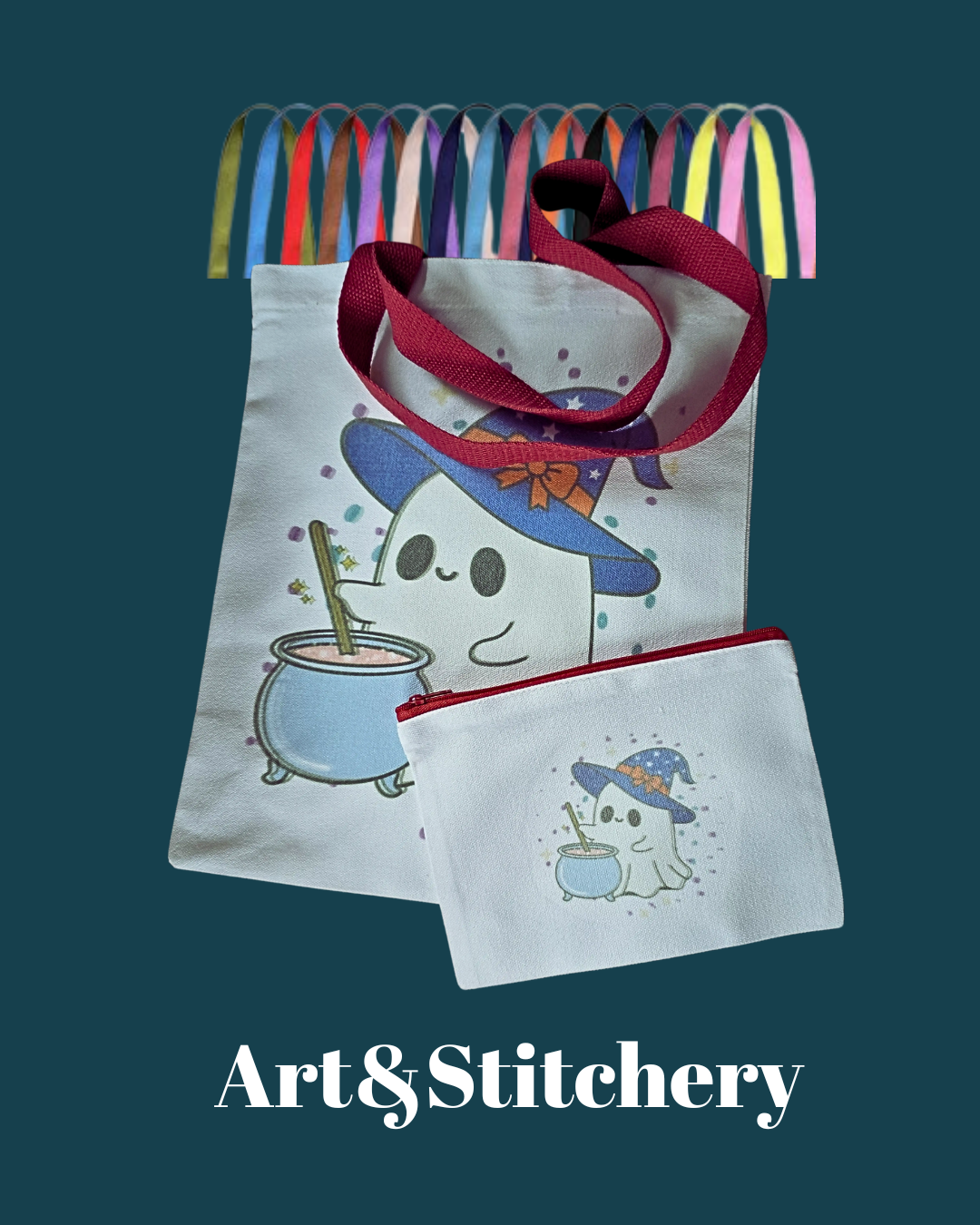 Tote bag + makeup bag