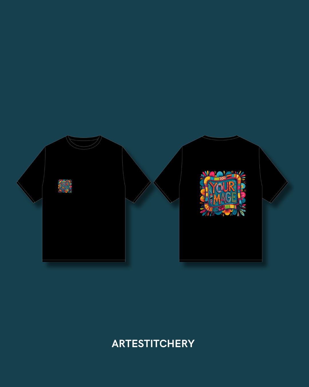Custom 2 image T-Shirt