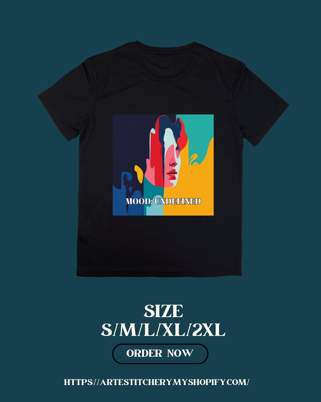 Short sleeve T-shirt "Mood: Undefined"