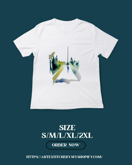 Short sleeve T-shirt "DC watercolor"