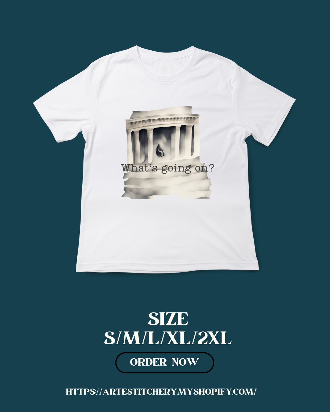 Short sleeve T-shirt "What's going on?"